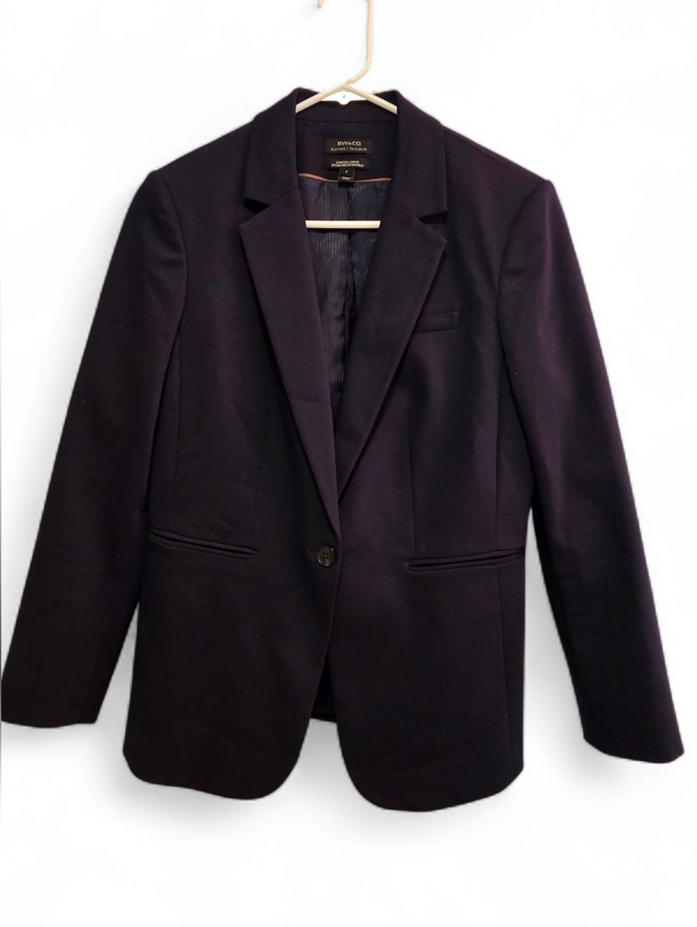 RW&CO Navy Single-Button Blazer - Size 6 | Like New